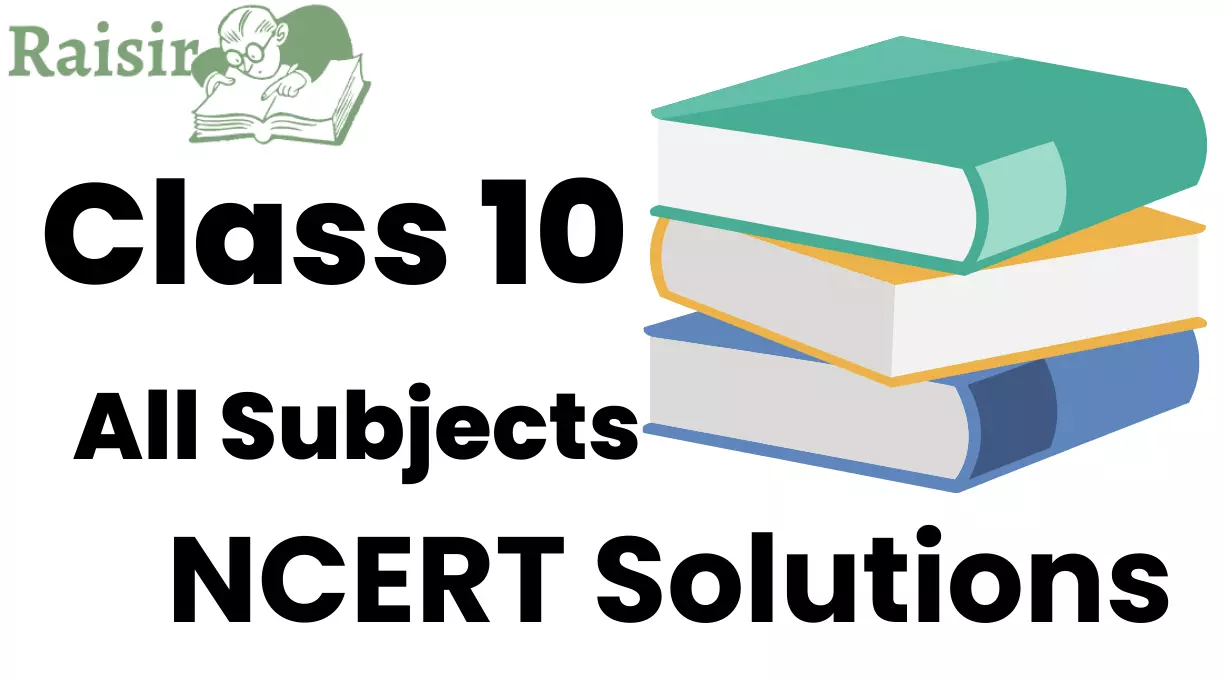 You are currently viewing NCERT Solutions Class 10 All Subjects In English/Hindi – Raisir